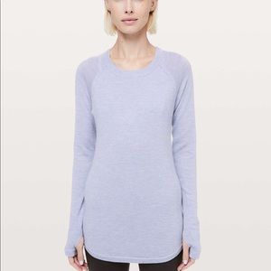 Lululemon Sit In Lotus Sweater Heathered Lilac Size 4